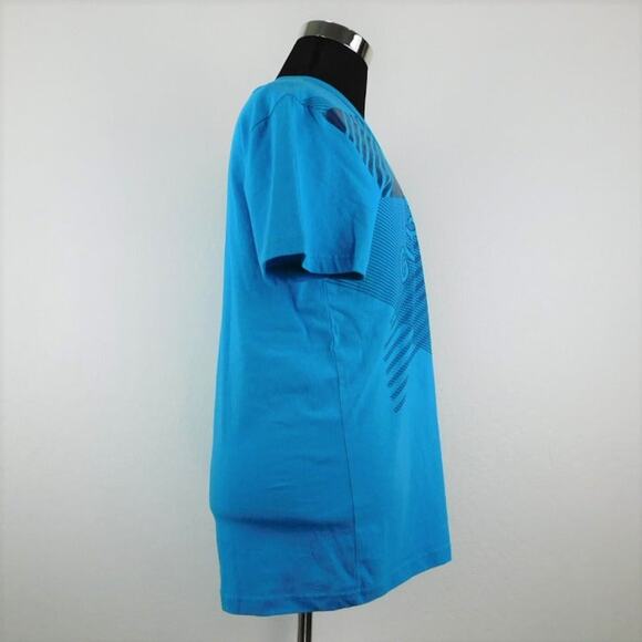 Guess Blue Logo 1981 Cotton Short Sleeve Tee Mens Large Shirt - Picture 4 of 6